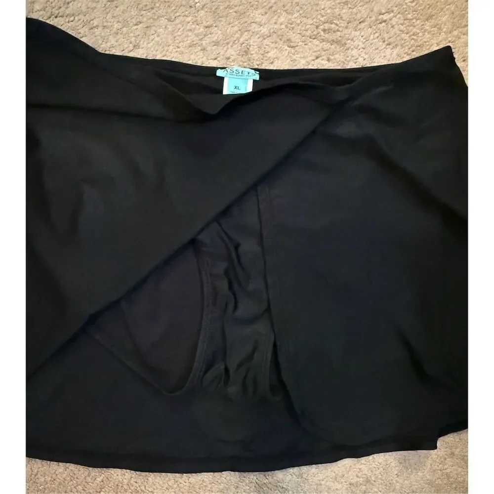 Love Your Assests by SPANXS Black Swim Skirt XL - Picture 3 of 5